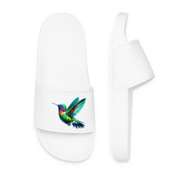 Kolibri - Frauen Badelatschen - Weiß - Vorne