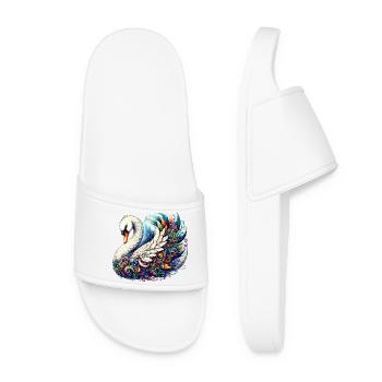 Swan - Women’s Pool Sliders - white - Front