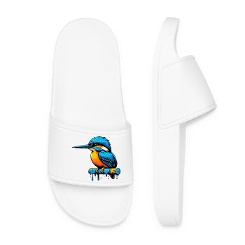 Martin-pêcheur - Claquettes Femme - blanc - Devant