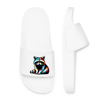 Raccoon - Women’s Pool Sliders - white - Front