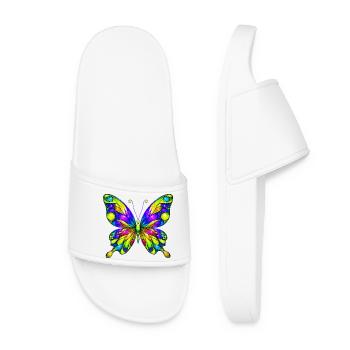 Papillon - Claquettes Femme - blanc - Devant