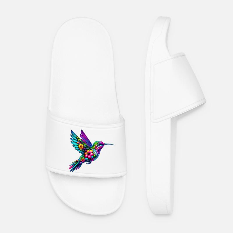 Kolibri - Frauen Badelatschen - Weiß