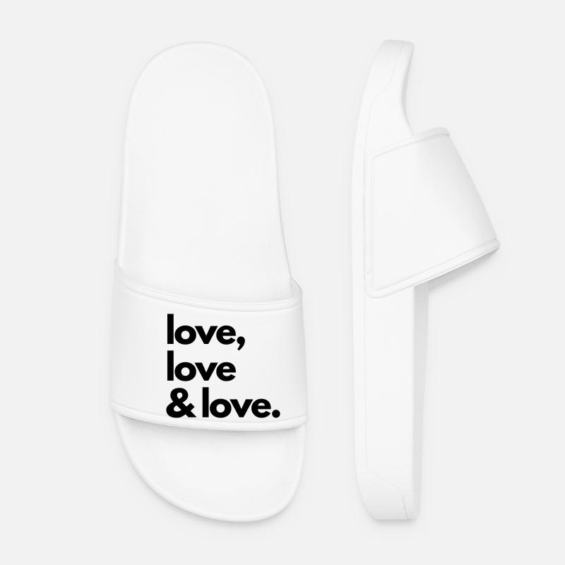 Love Tote Bag Studenten-Kit - Frauen Badelatschen - Weiß