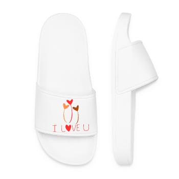 I love you - Women’s Pool Sliders - white - Front