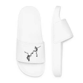 Parachutisme en freefly - Claquettes Femme - blanc - Devant