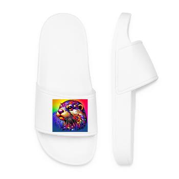 otter - Women’s Pool Sliders - white - Front