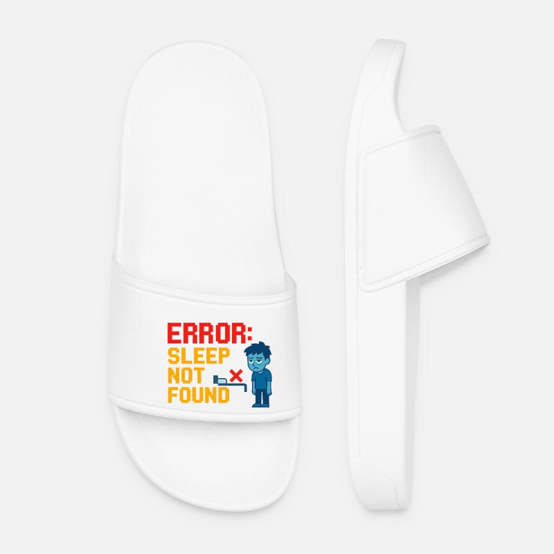 Error: Sleep Not Found - Frauen Badelatschen - Weiß