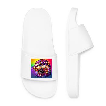 otter - Women’s Pool Sliders - white - Front
