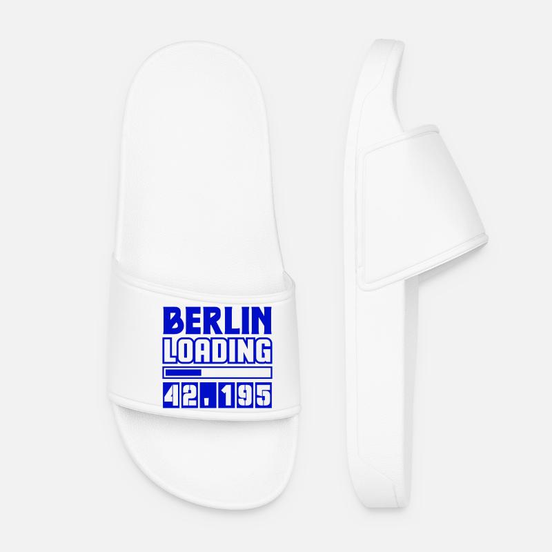 Berlin Loading Marathon  - Frauen Badelatschen - Weiß