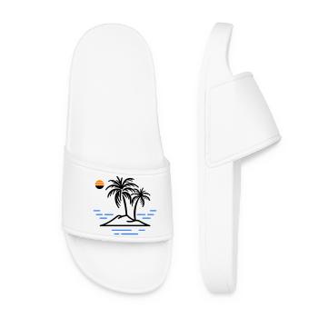 Palm Island - Women’s Pool Sliders - white - Front