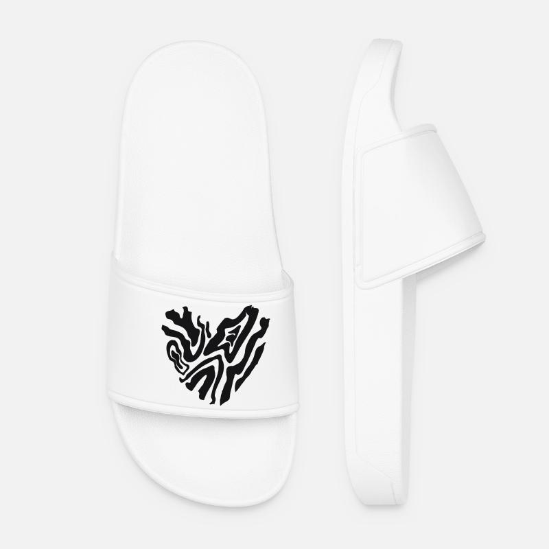 Heart Tigerheart - Women’s Pool Sliders - white
