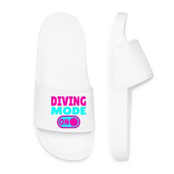Diving Mode On – Tauchen - Frauen Badelatschen - Weiß - Vorne