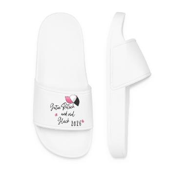 Bonne Année - Claquettes Femme - blanc - Devant