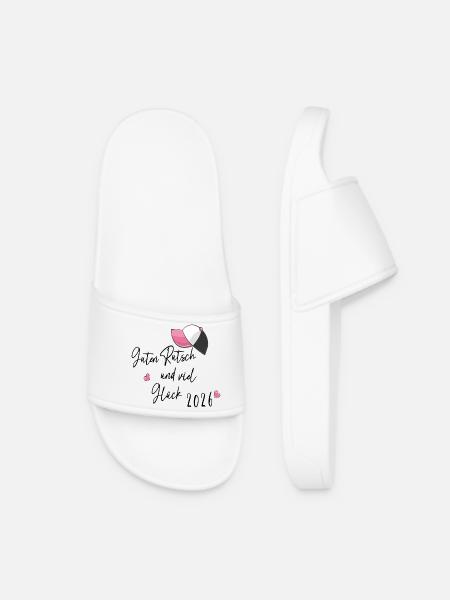 Bonne Année - Claquettes Femme - blanc