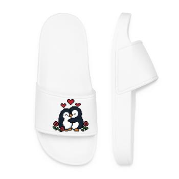 Pixel Penguin - Claquettes Femme - blanc - Devant