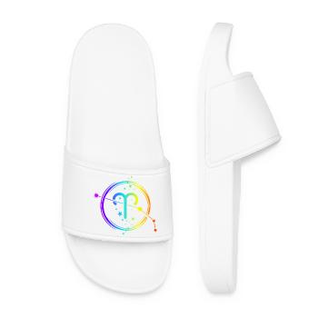 Horoscope, signe du zodiaque et astrologie du Bélier - Claquettes Femme - blanc - Devant