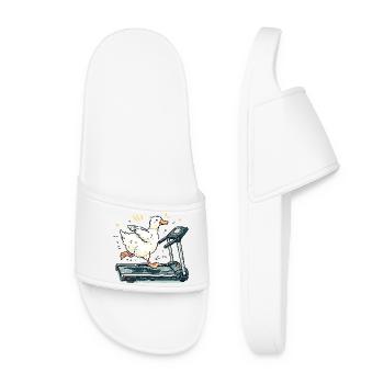 Canard tapis roulant - Claquettes Femme - blanc - Devant