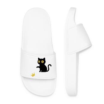Cute cat design for cat lovers - Women’s Pool Sliders - white - Front
