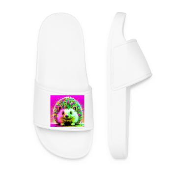 hedgehog - Women’s Pool Sliders - white - Front