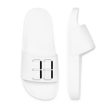 NUMÉRO 11 Cadeau d’anniversaire d’elfe numérique - Claquettes Femme - blanc - Devant