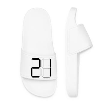 NUMBER 21 Twenty-One Gift Digital - Women’s Pool Sliders - white - Front