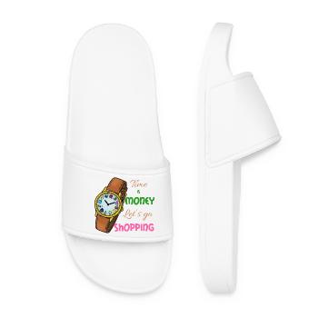 Shopping Adventure - Women’s Pool Sliders - white - Front