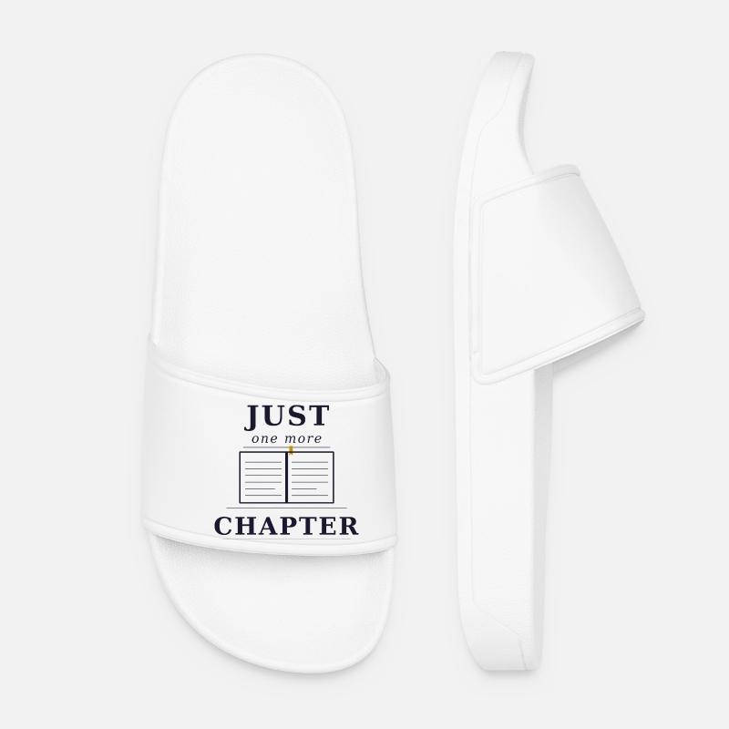 Just one more chapter - Frauen Badelatschen - Weiß