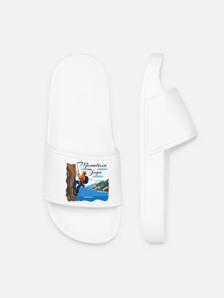 L’alpinisme : le yoga de montagne - Claquettes Femme - blanc