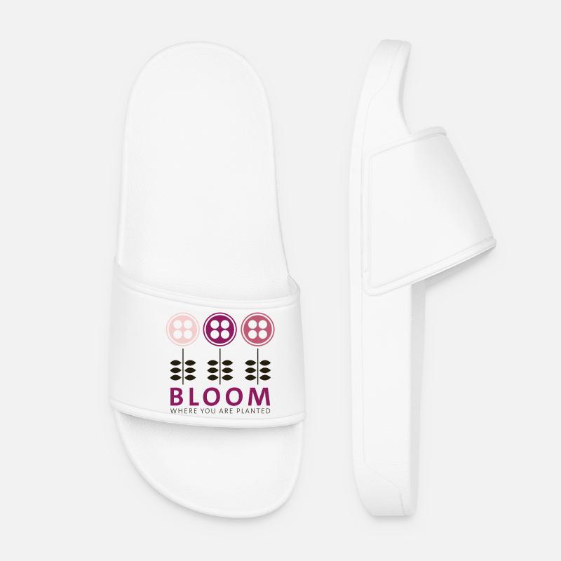 Fleurir - Claquettes Femme - blanc