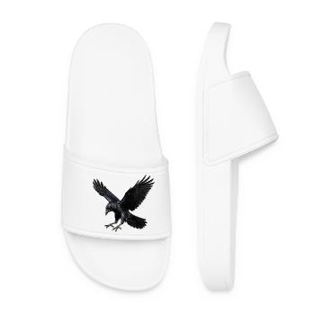 Black Raven - Women’s Pool Sliders - white - Front