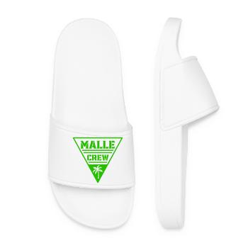 Triangle du palmier de l’équipe Mallie - Claquettes Femme - blanc - Devant