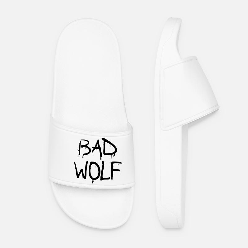 bad wolf - Claquettes Femme - blanc