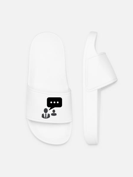 Community Comunication - Women’s Pool Sliders - white