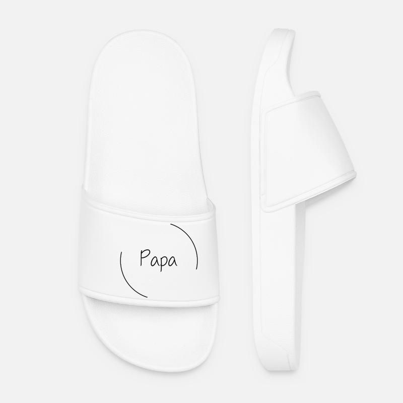Papa - Frauen Badelatschen - Weiß