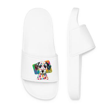 Dalmatian - Women’s Pool Sliders - white - Front