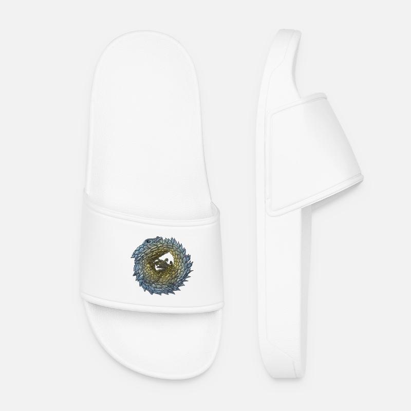Armadillo Lizzard - Frauen Badelatschen - Weiß