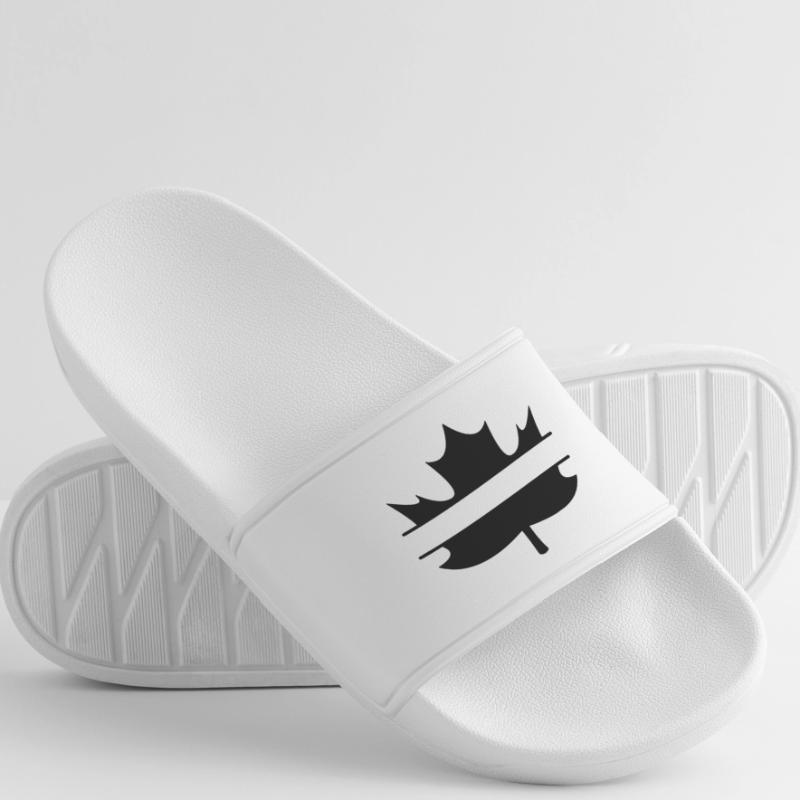Maple leaf canada middle space released Women’s Pool Sliders