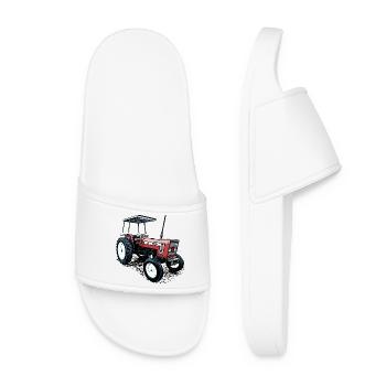 Tractor 666 - Women’s Pool Sliders - white - Front
