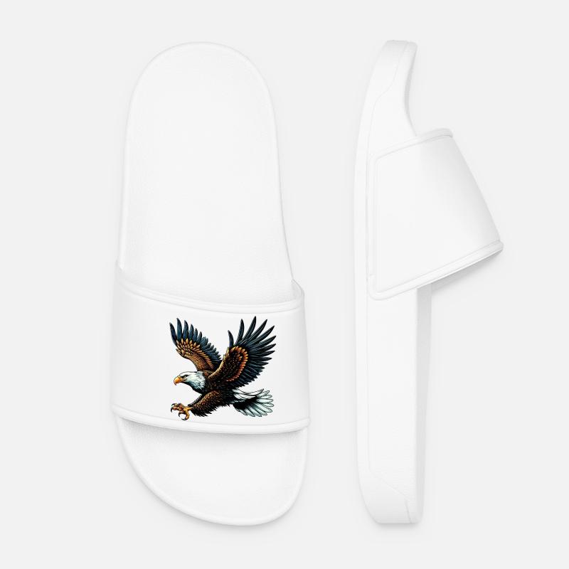 Adler - Frauen Badelatschen - Weiß