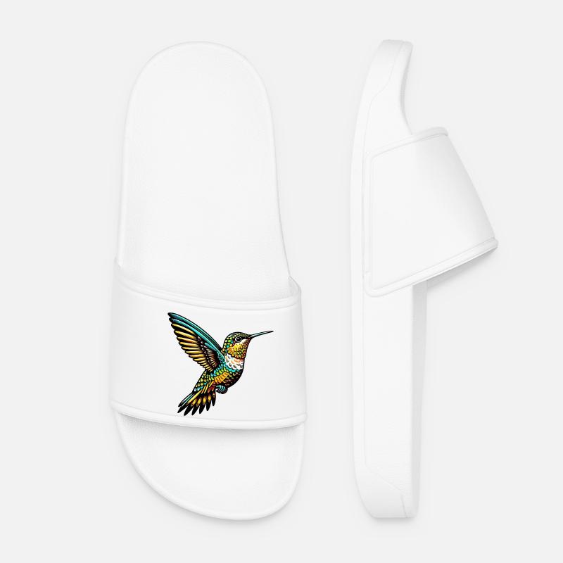 Kolibri - Frauen Badelatschen - Weiß