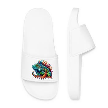 Iguana - Women’s Pool Sliders - white - Front