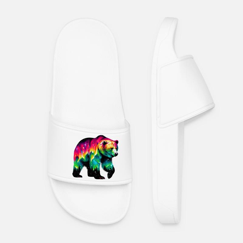Bear - Women’s Pool Sliders - white