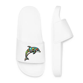 Dauphin - Claquettes Femme - blanc - Devant