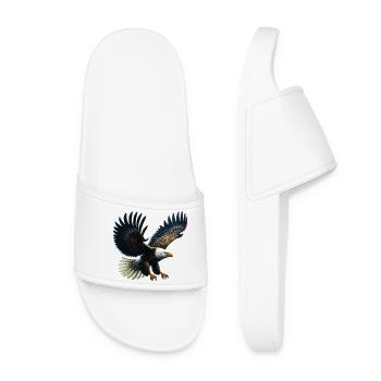 Adler - Frauen Badelatschen - Weiß - Vorne