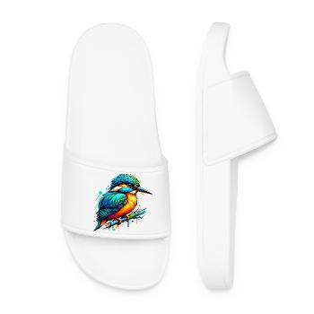Martin-pêcheur - Claquettes Femme - blanc - Devant