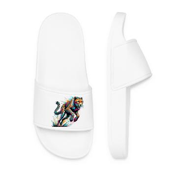 Cheetah - Women’s Pool Sliders - white - Front