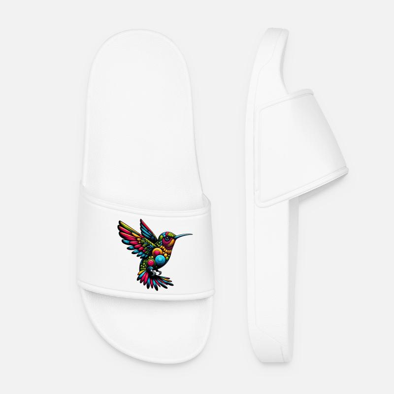 Kolibri - Frauen Badelatschen - Weiß