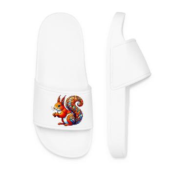 Squirrel - Women’s Pool Sliders - white - Front