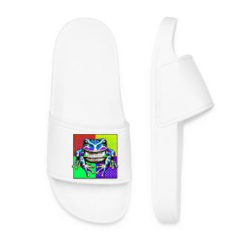 Grenouille - Claquettes Femme - blanc - Devant