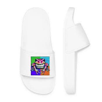 Grenouille - Claquettes Femme - blanc - Devant